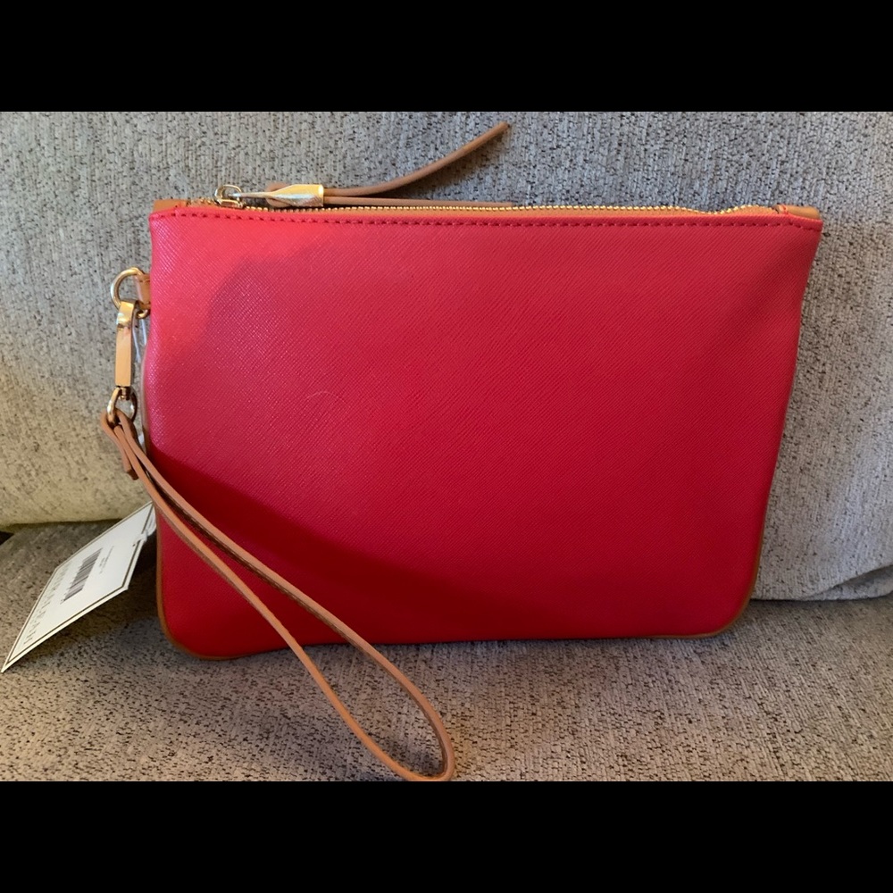 New Red Wristlet Handbag - Picture 2 of 4